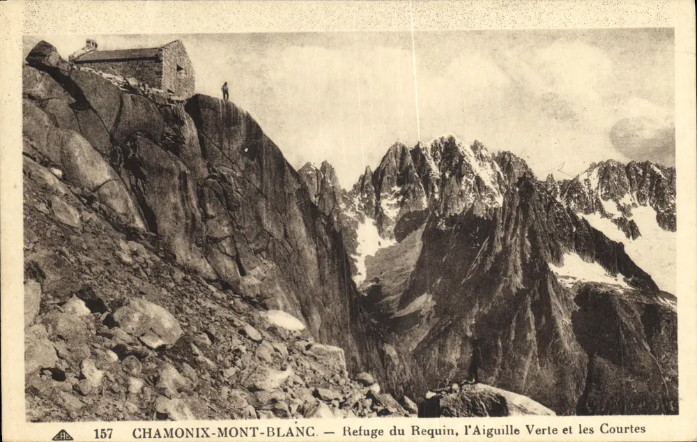 Chamonix-Mont-Blanc — Refuge du Requin, l'Aiguille Verte et les Courtes — n° 157 - Vorderseite