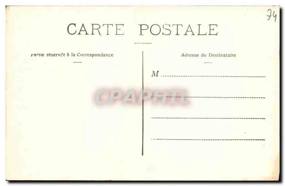 O Mont-Blanco — vista de Platais Passy (Alta Saboia) — J. B. Pasay, n° 90 - Verso