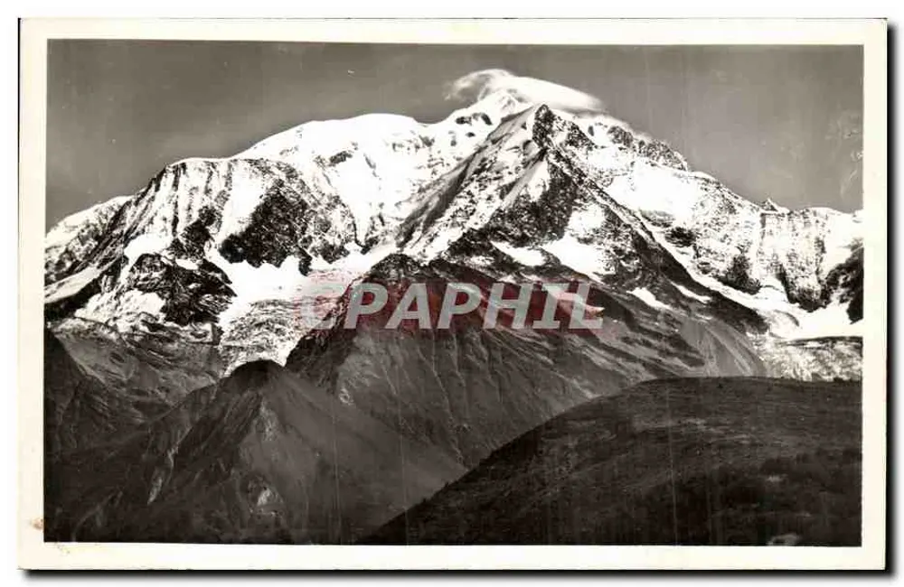 Mont Blanc — Ansicht von Mont d'Arbois — L. Morant, Verlag, Megève (Haute-Savoie) - Vorderseite
