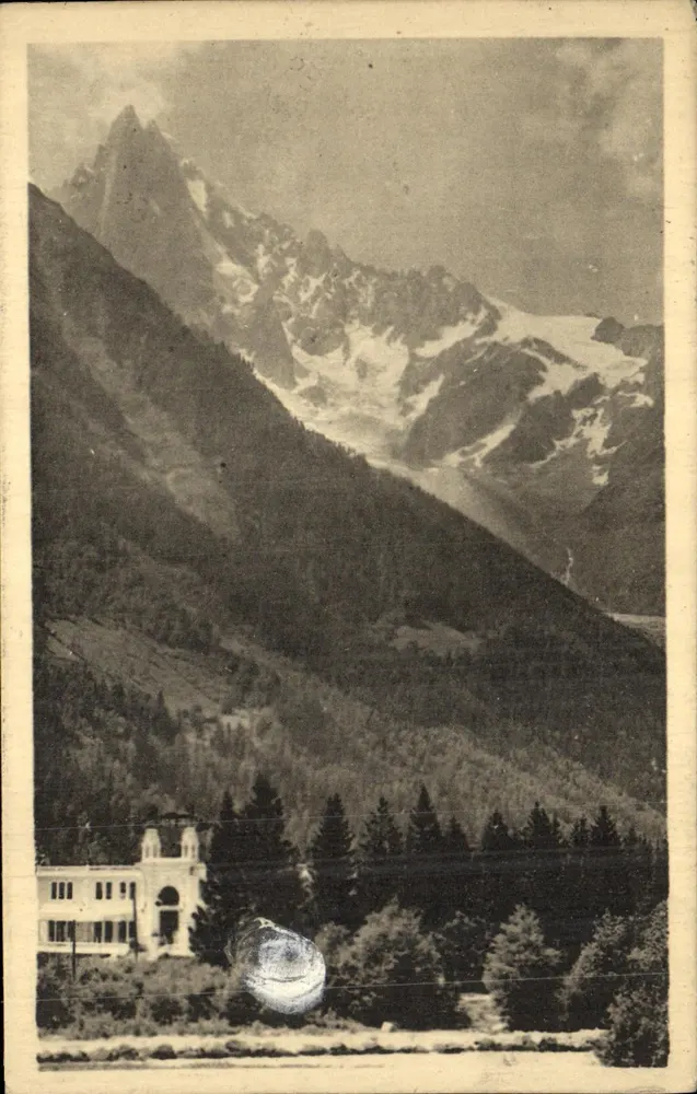 Chamonix-Mont-Blanc — Le Casino et l'Aiguille du Dru — éditeur LL - Vorderseite