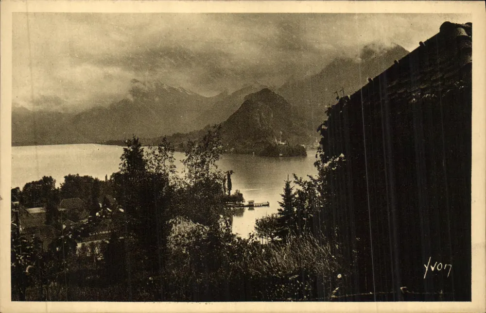 Annecey und sein See (Hte-Savoie) — Talloires und der Roc de Chère — Les Éditions d'Art YVC, Paris - Vorderseite
