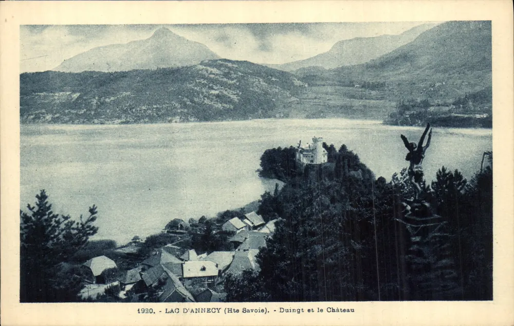 See Annecy (Haute-Savoie) — Duingt und das Schloss — L. Faurraz, Verlag - Vorderseite