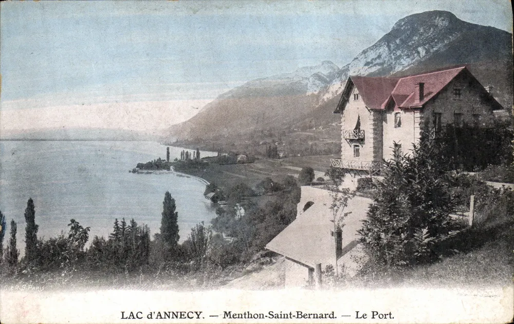 Lago de Annecy — Menthon-Saint-Bernard — O Portão — S.P. Paris - Frente