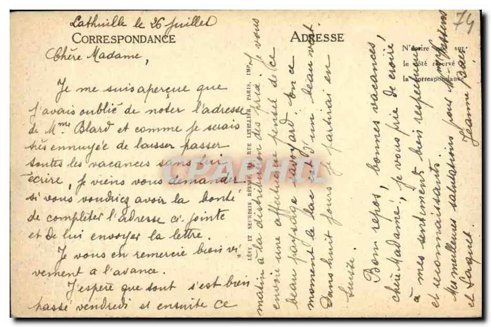 See Annecy — Talloires und Kapelle des Toron — LL - Rückseite