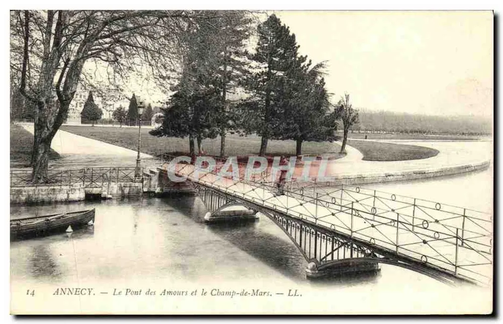 Annecy — Der Pont des Amours und der Champ-de-Mars — LL. - Vorderseite
