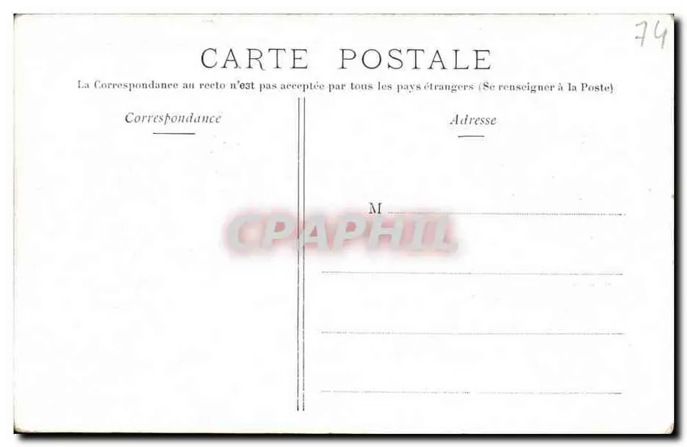 ÉVIAN-LES-BAINS — O Quai — editor Médian Curie, n°4 - Verso