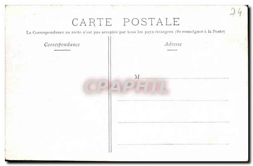 Évian-les-Bains — Vista Geral — Coleção Léon Béchard - Verso
