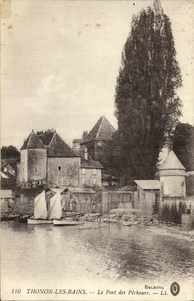 Thonon-les-Bains — O Portos dos Pescadores — Selecta LL n°110 - Frente