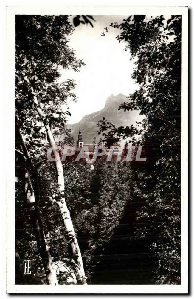 St-Gervais-les-Bains — Blick durch die Bäume — Réal-Photo C.A.P. Paris n°106 - Vorderseite
