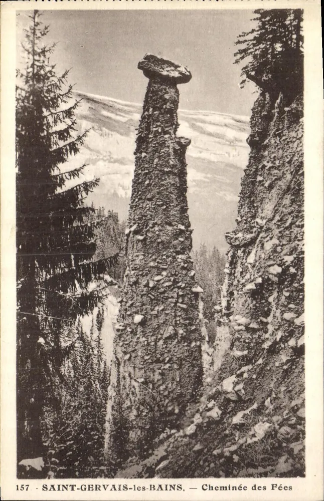 Saint-Gervais-les-Bains — Chaminé das Fadas — n°157 - Frente