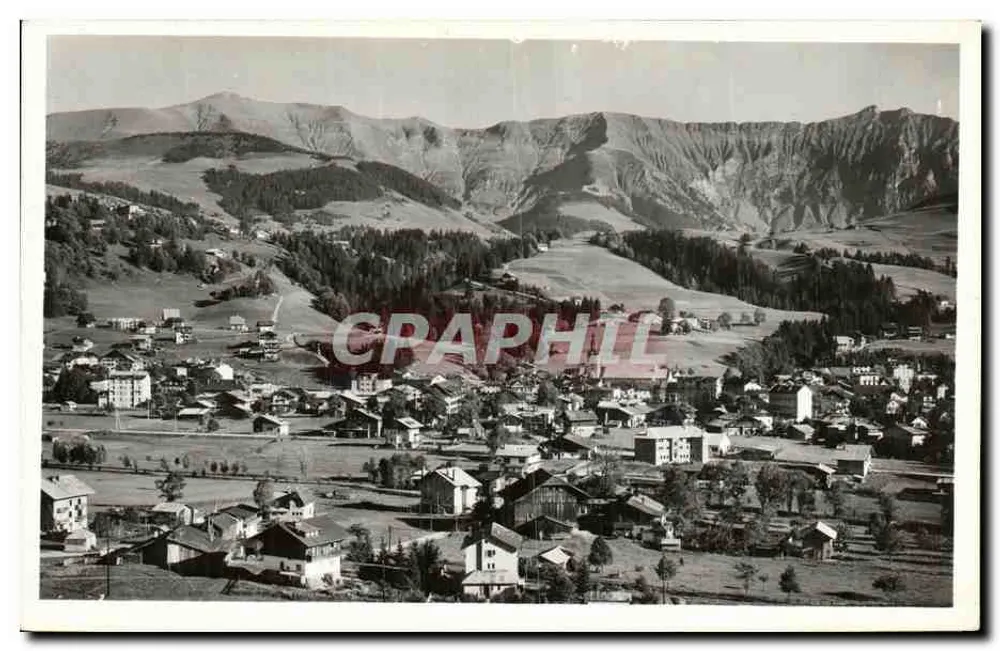 Mégève e o Mt-Joly — Savoie — L. Morand - Frente