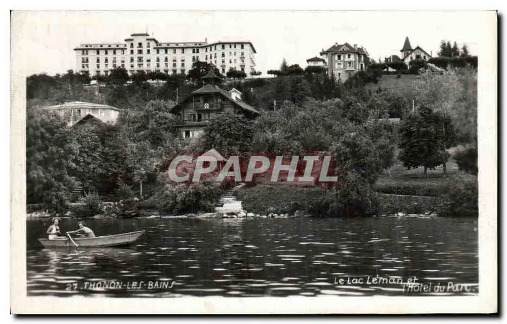 Thonon-les-Bains — See Léman und das Hotel du Parc — Éditions Brinlaurd - Vorderseite