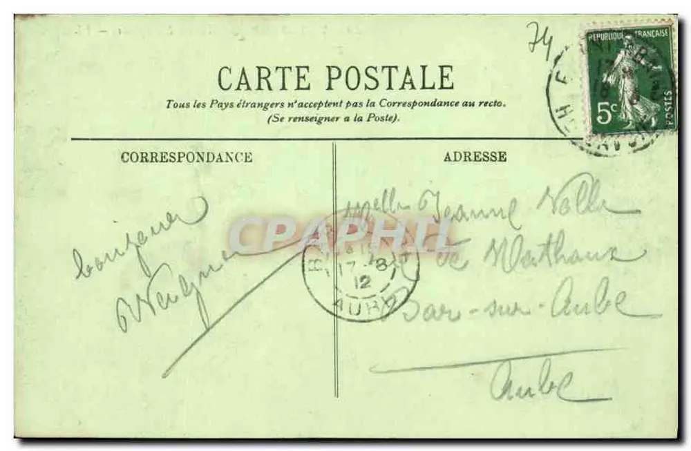 Thonon-les-Bains — Os Cisnes — LL - Verso