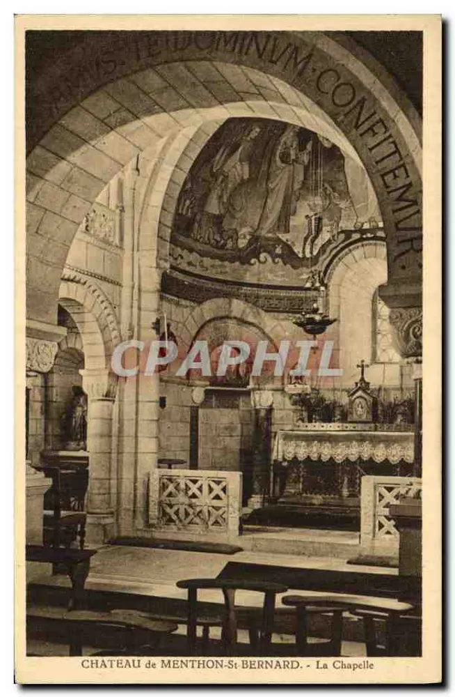 Castelo de Menthon-Saint-Bernard — A Capela — editor não identificado - Frente