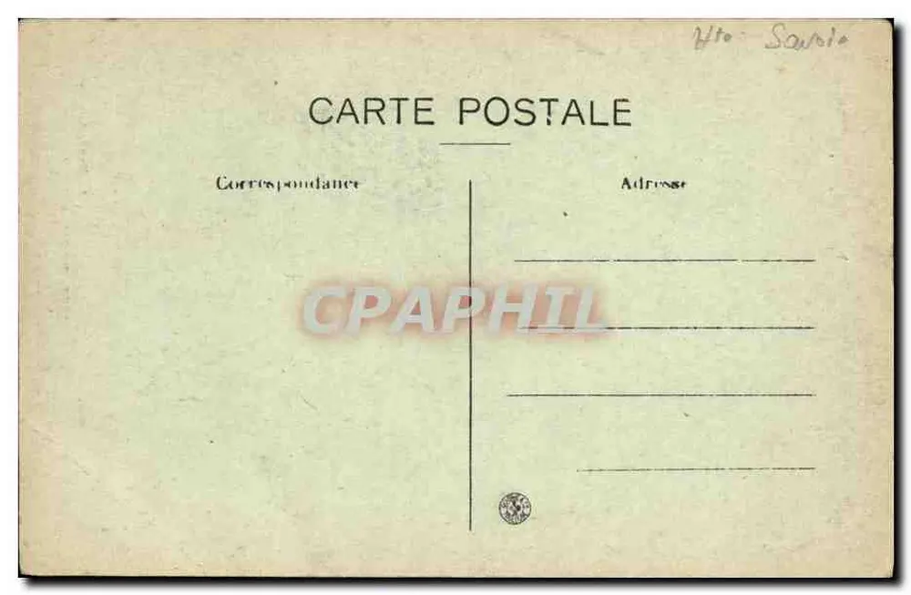Abondance — Klasztor i galeria wewnętrzna (XIII wiek) — A. Baud, Anneey, nr 1033 - Rewers