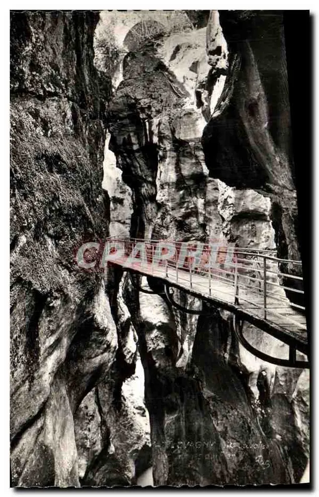 Die Gorges du Fier — Brücke über die Schluchten — Éditions du Chemin de Singe, Lyon - Vorderseite