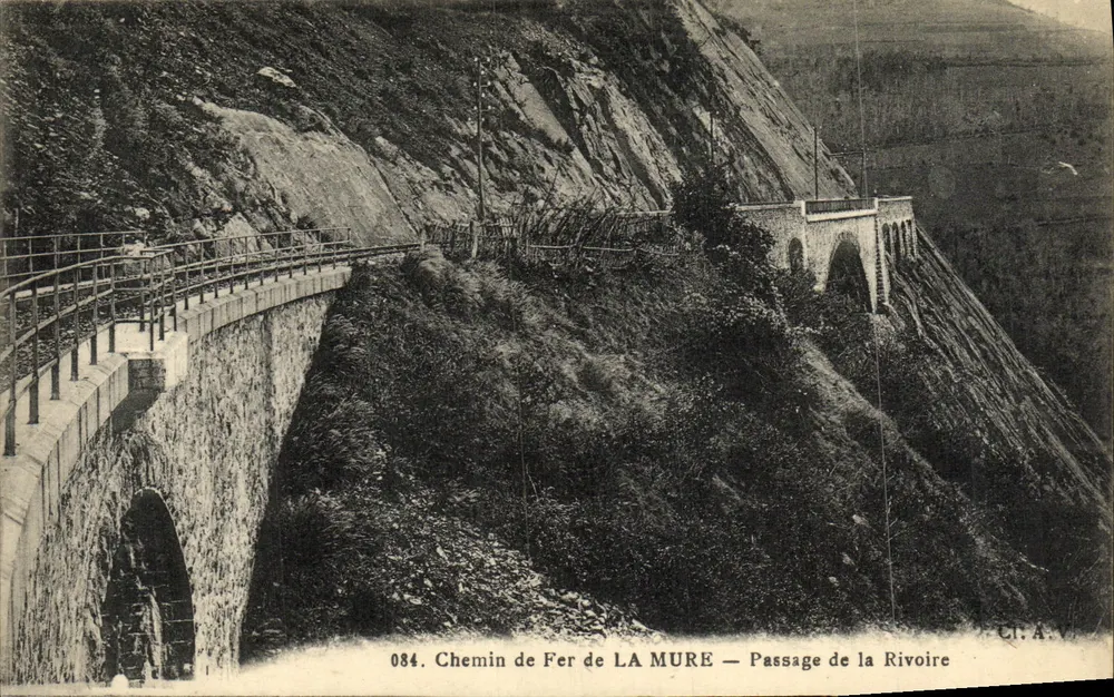 Eisenbahn von LA MURE — Rivoire-Pass — Cl.A.V. - Vorderseite