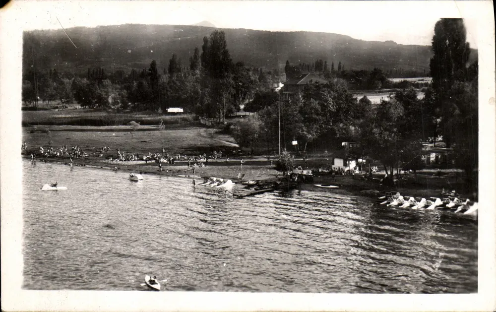 Bord du Lac Léman — plage d'Excenevex (Haute-Savoie) — Les Éditions J. Céllard - Anverso