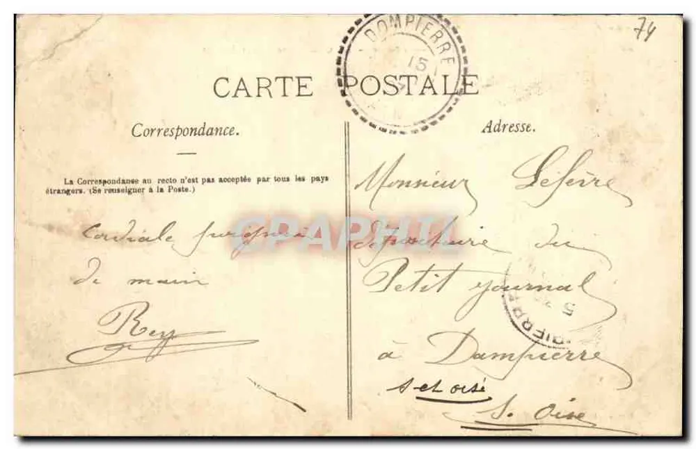 Thones - Il Castello e Mont Lachat — Pilhier, fot.-edit. Aunay, n°528 - Verso