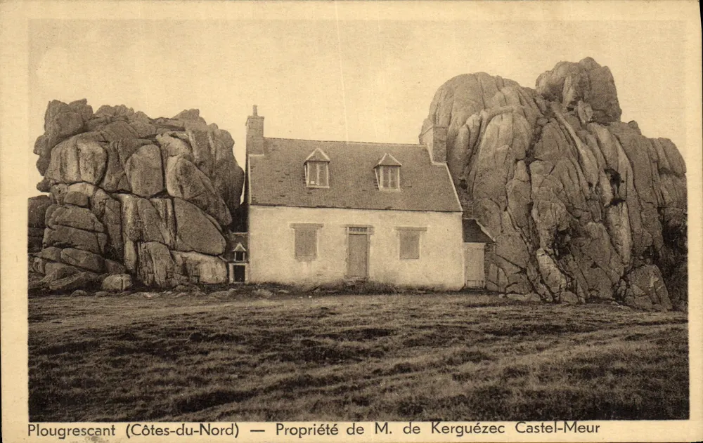 Plougrescant (Côtes-du-Nord) — Eigentum von M. de Kerguézec Castel-Meur - Vorderseite