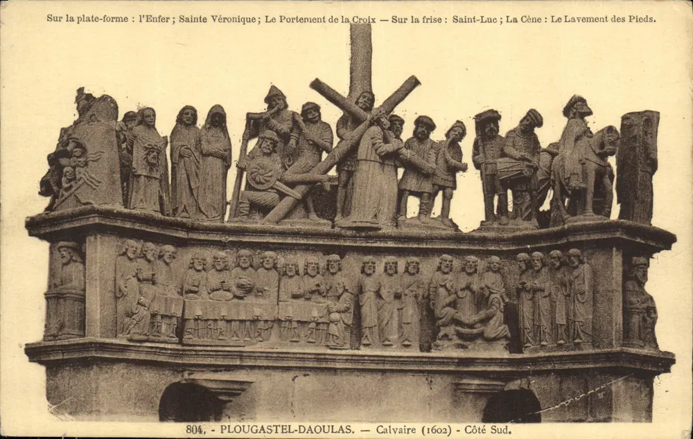 Calvaire de Plougastral-Daoulas — Südseite — 1602 — 804 - Vorderseite