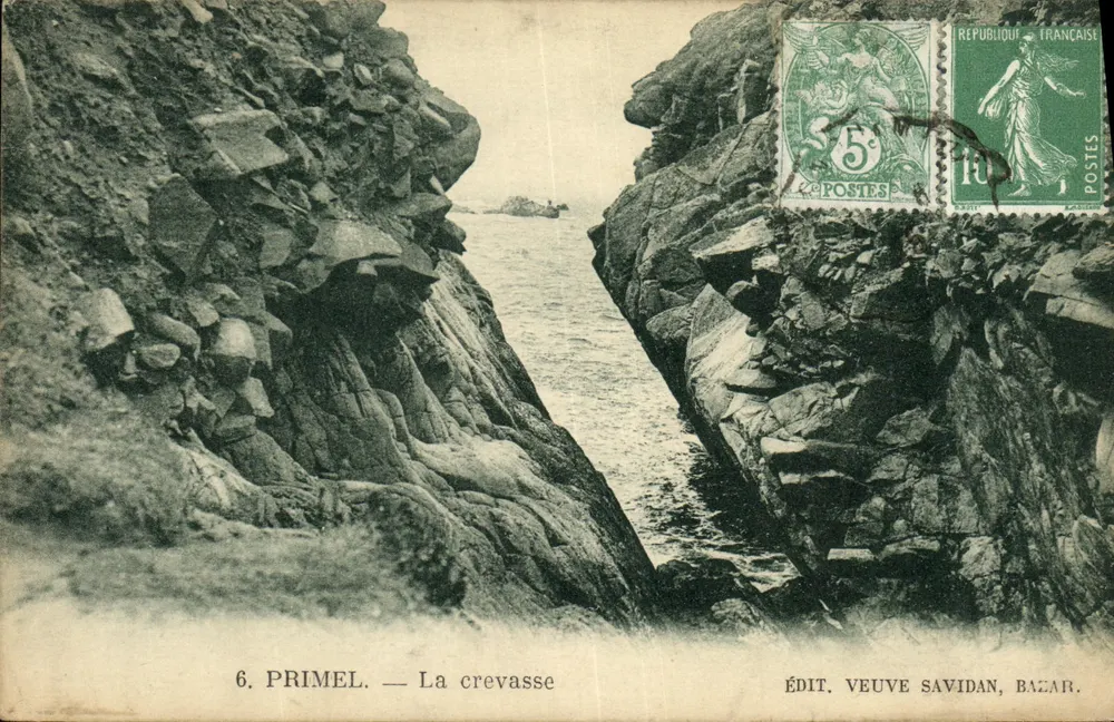 Primel — A fenda — Ed. Veuve Savidan, Bazar - Frente