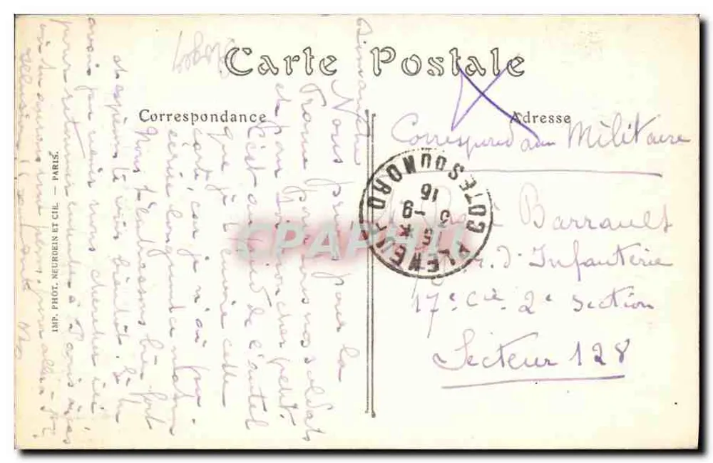 Arredores de PLENEUF (Côtes-du-Nord) — Castelo de Bien-Assis, os Baluartes - Verso