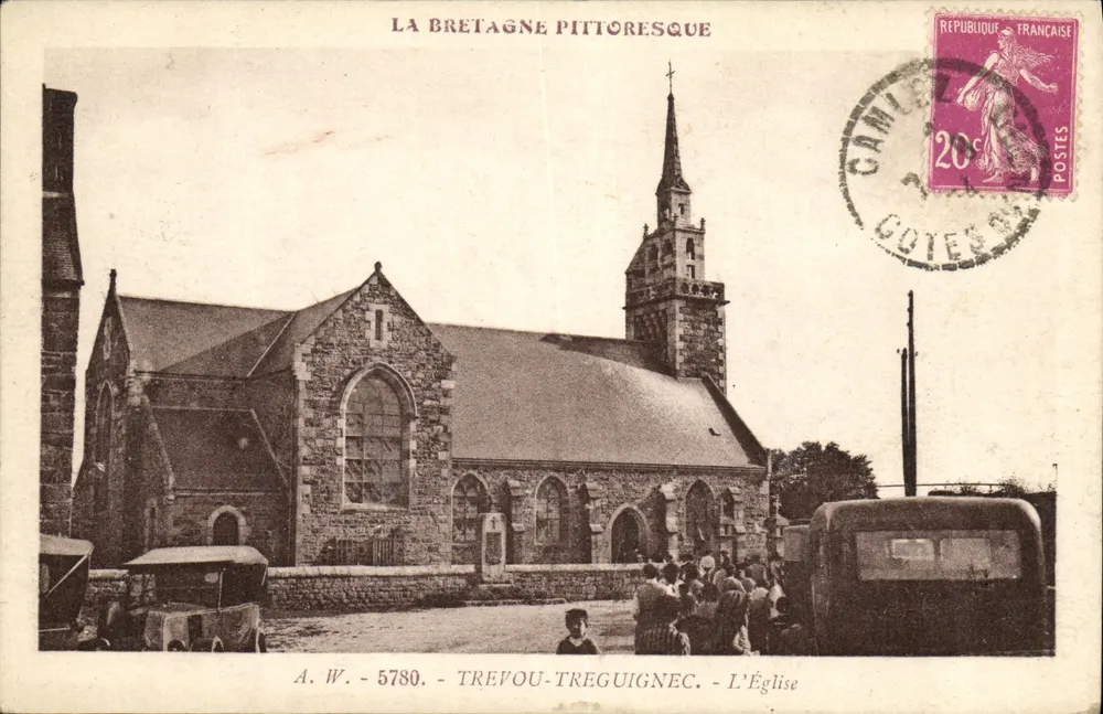 Trevou-Treguignec — A Igreja — A.W. - 5780 - Frente