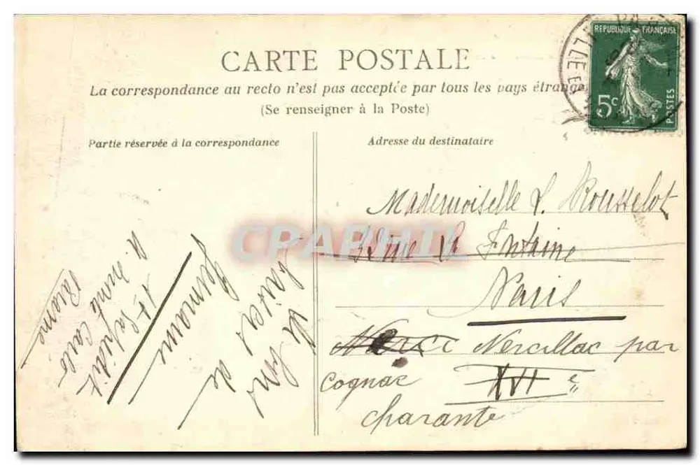 Küste von Émeraude — Ufer der Rance - La Passagère — HM - Rückseite