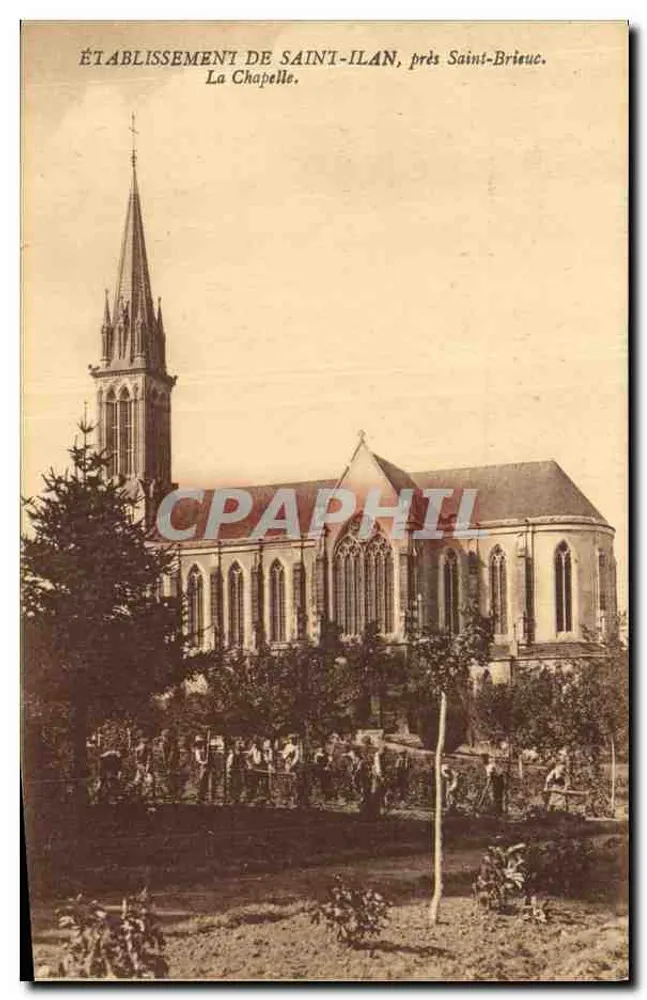 Establecimiento de Saint-Ilan, cerca de Saint-Brieuc — La Chapelle — Editor: Imp. Levy Frères, París - Anverso