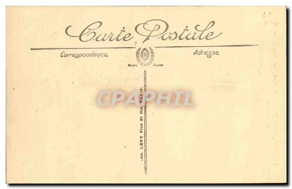 Establecimiento de Saint-Ilan, cerca de Saint-Brieuc — La Chapelle — Editor: Imp. Levy Frères, París - Reverso
