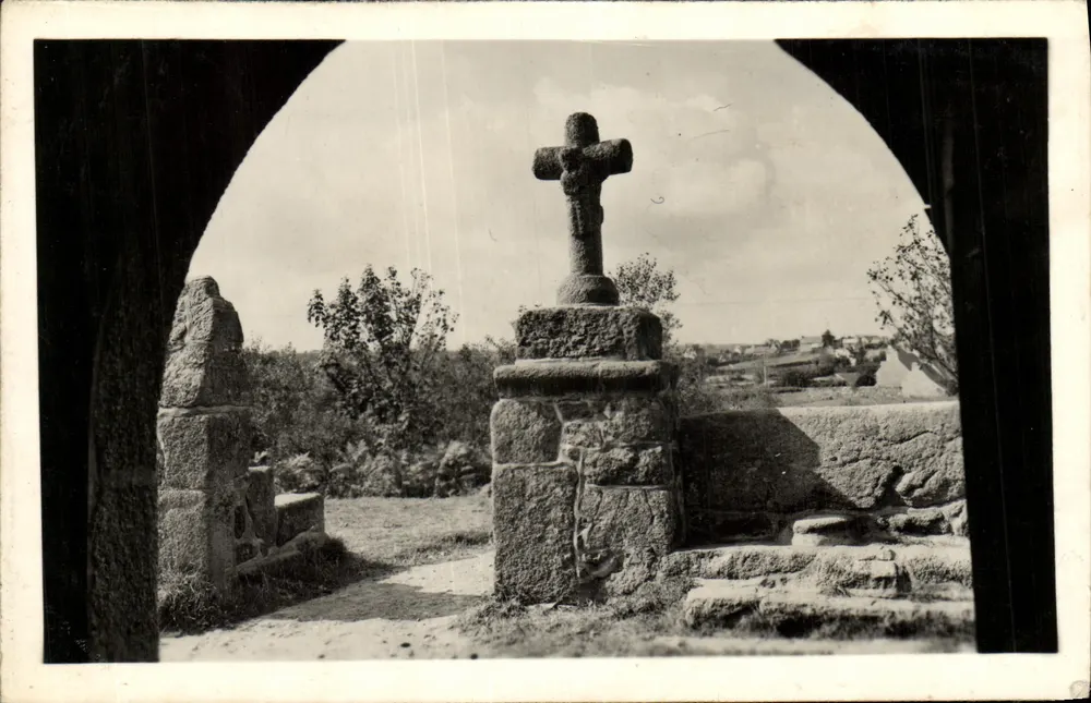 Entrada da capela — Port-Blanc — Edição Cibiel - Frente