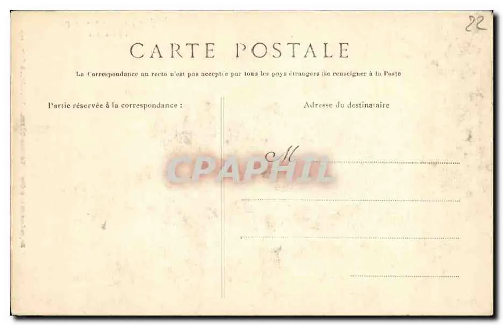 Igreja de PLOUARET — O Chevet — Thomas-Dayt, fot.édit. em Guingamp - Verso