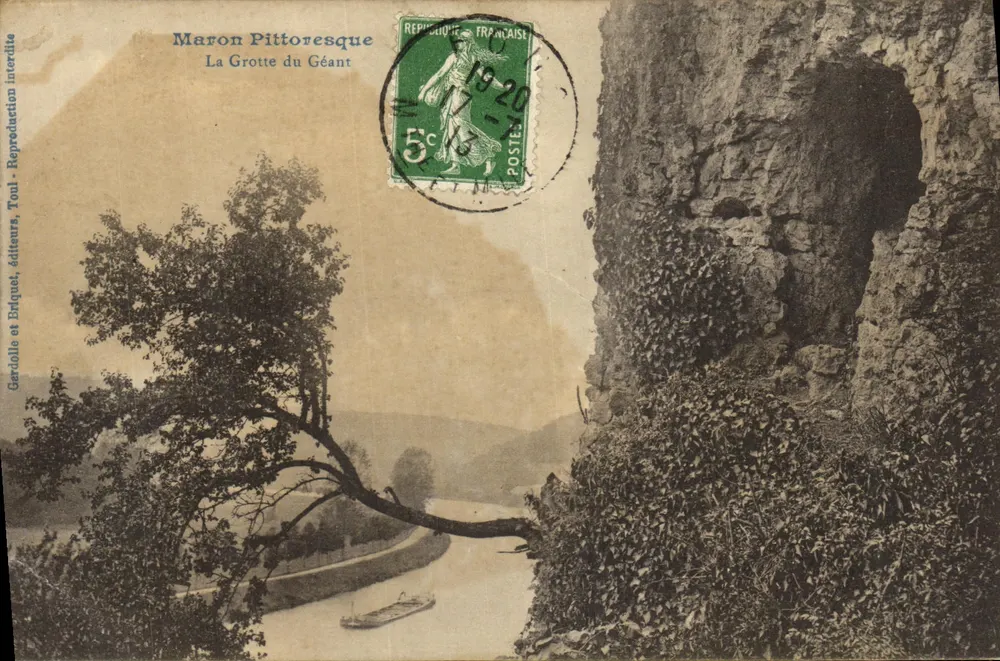 Maron Pittoresque — A Gruta do Gigante — Gardiolle e Bréquet, editores, Toul - Frente
