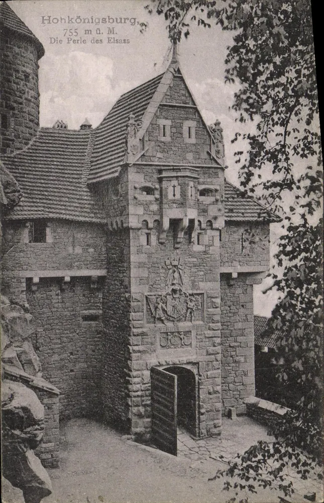 Honkönigsburg — Die Perle des Elsass — Verlag Original-Regierungs-Druckerei, Tübingen - Vorderseite