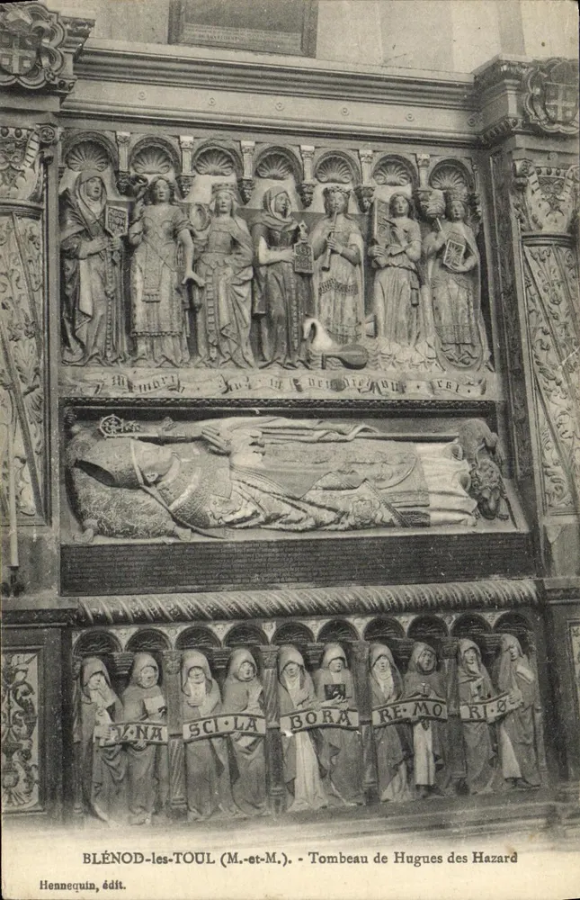 Blénod-lès-Toul (M.-et-M.) — Grabmal von Hugues des Hazard — Hennequin, ed. - Vorderseite