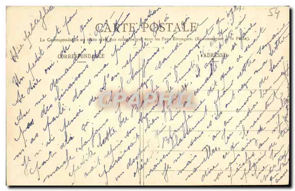 Baccarat (M.-et-M.) — Rue des Ponts — uitgever Ad. Weyck, N° 7478-CL M. - Achterkant