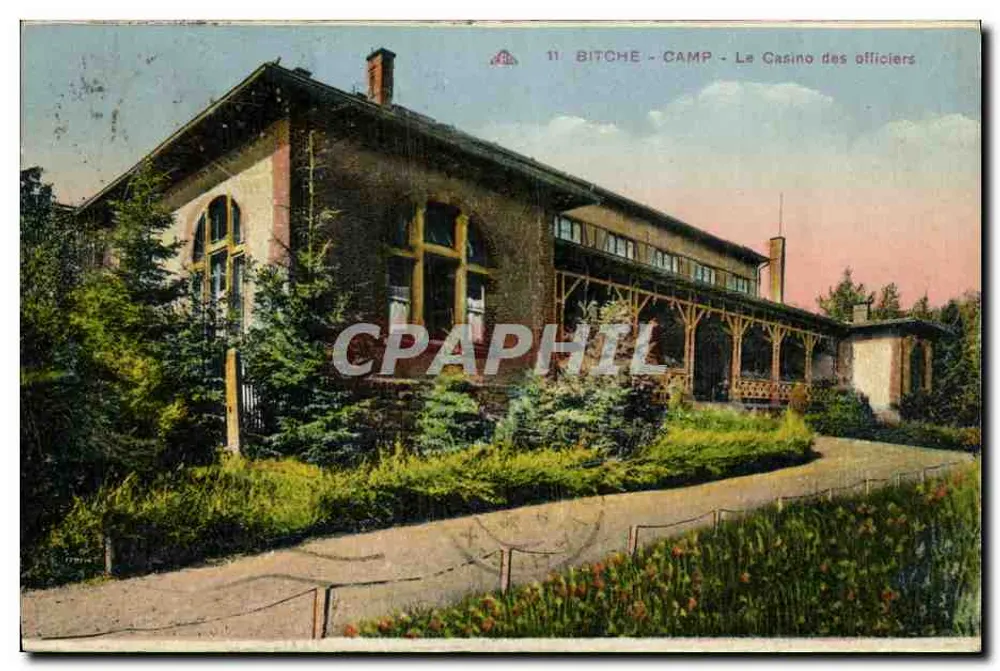 Bitche - Camp - Das Kasino der Offiziere — Verleger A. D. (Nr. 11) - Vorderseite