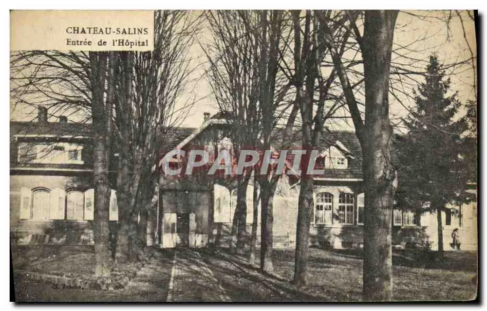 Château-Salins — Eingang des Krankenhauses — Verlag D. Zanella - Vorderseite