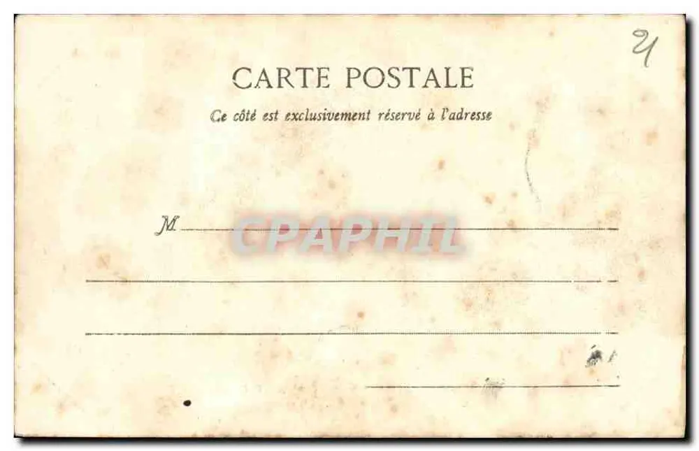 Castelo de Brochon — Côte-d'Or — L. V., editor - Verso