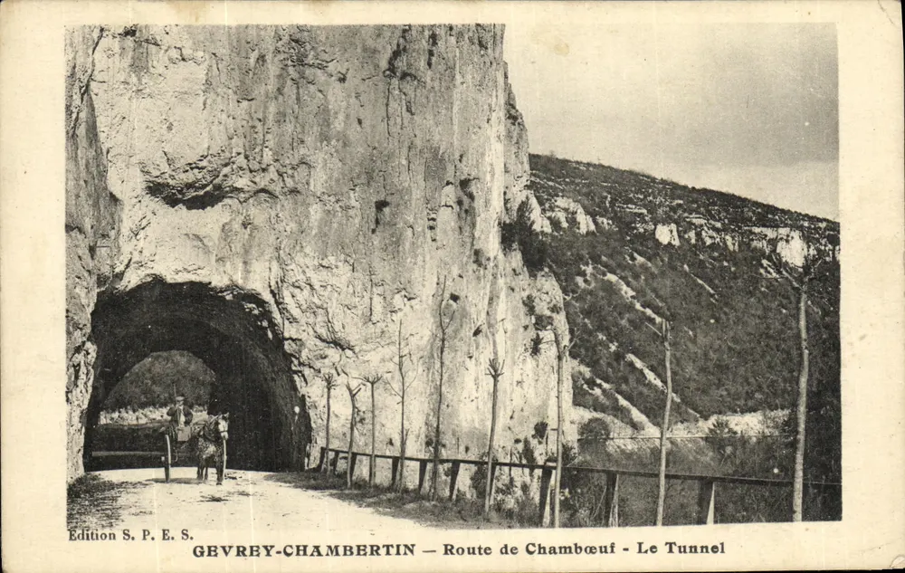 Gevrey-Chambertin — Weg naar Chambœuf — Het Tunnel — Uitgave S.P.E.S. - Voorkant