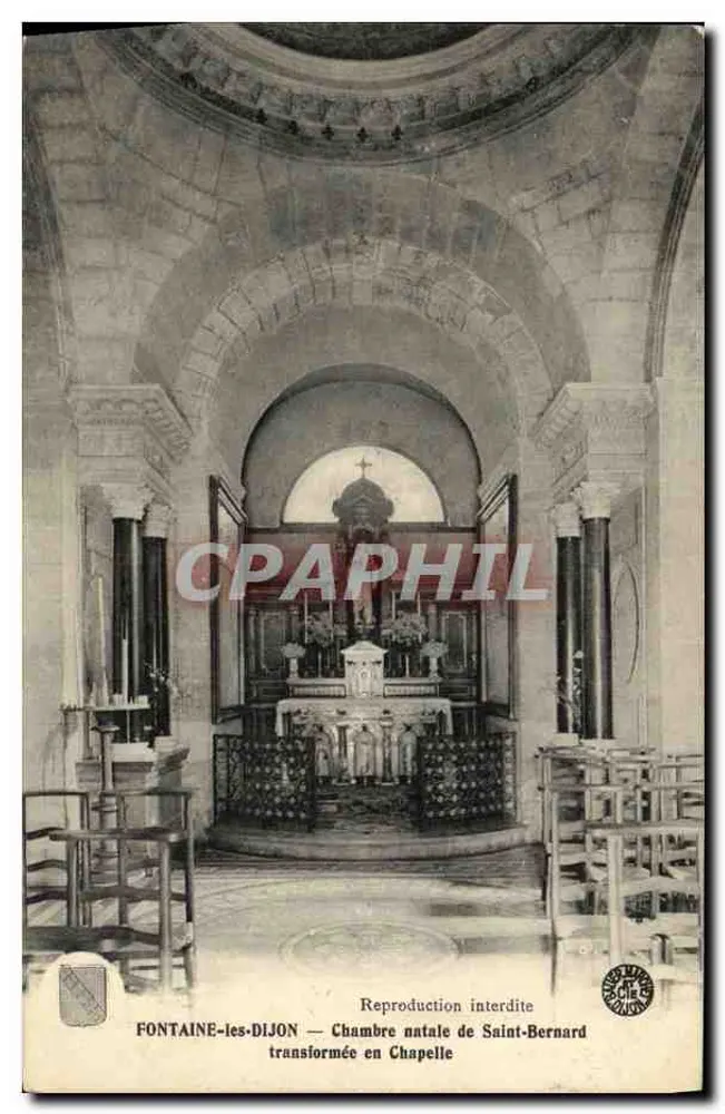 Fontaine-lès-Dijon — Geburtszimmer des heiligen Bernard umgewandelt in eine Kapelle - Vorderseite