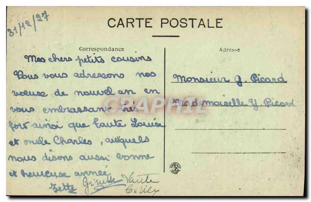 Angoulême — Ansicht vom Pont de Saint-Cybard — Lib. Barraud, Angoulême - Rückseite