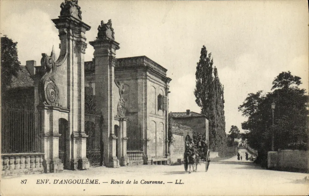 Entornos de Angoulême — Calle de la Corona — LL. — N°87 - Anverso