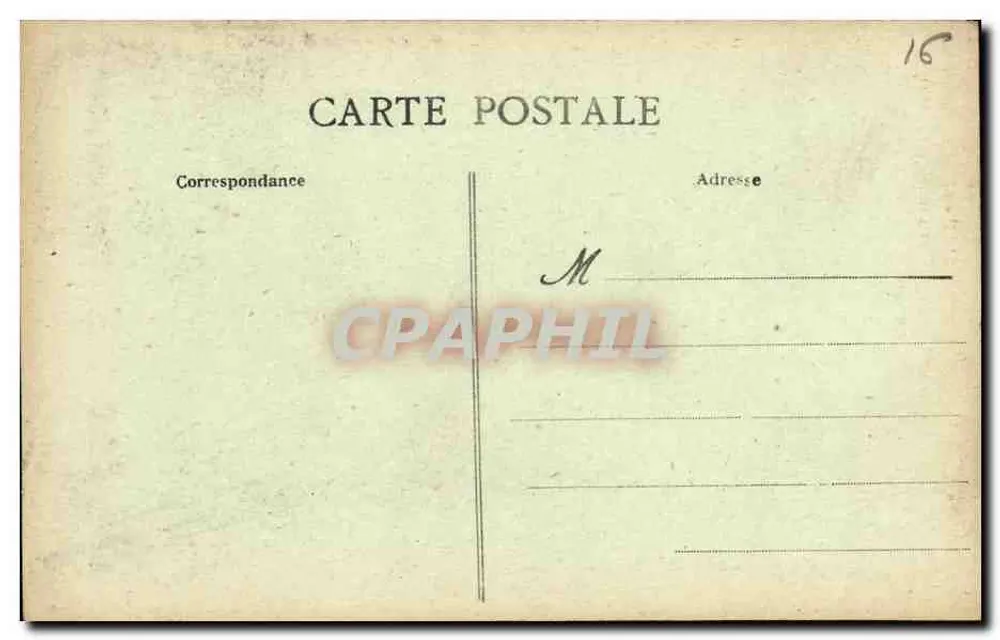 Angoulême — Die Kirche Saint-André — Der Turm, im 17. Jahrhundert neu errichtet — D. Jacquemain, Verlag, Angoulême - Rückseite