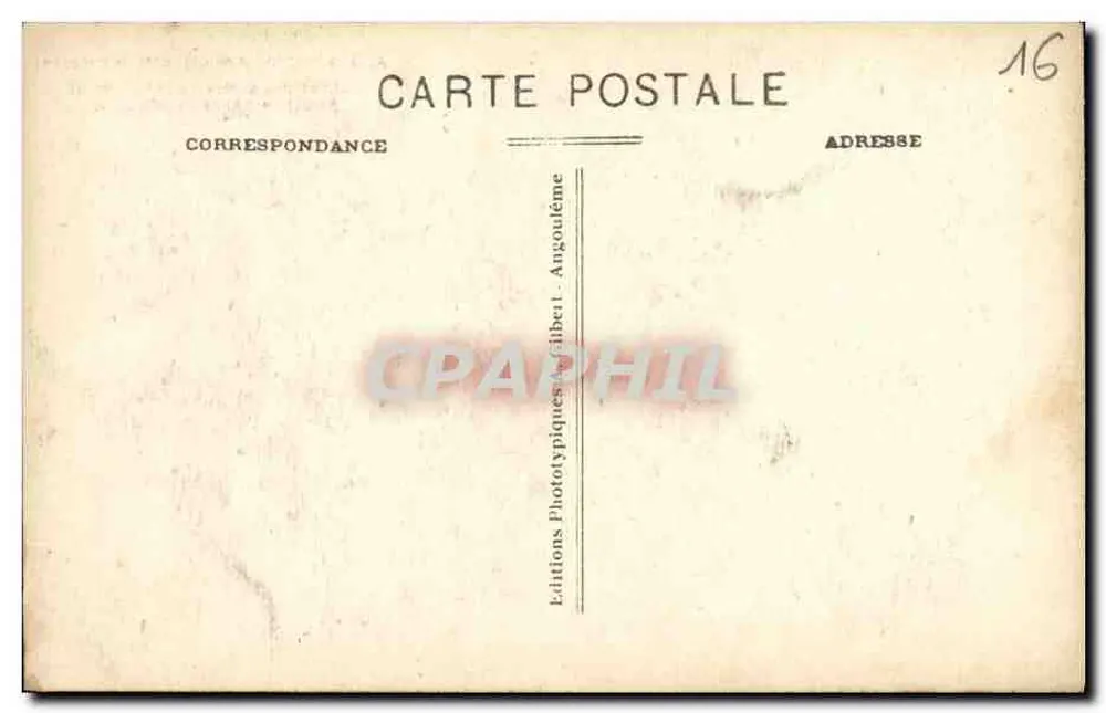 Kathedrale Saint-Pierre — Angoulême (Charente) — A.G.A. 1010 - Rückseite