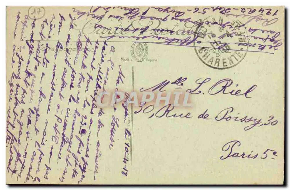 Royan — Das Municipale Casino aus Sicht vom Meer — LL. — Sélecta - Rückseite