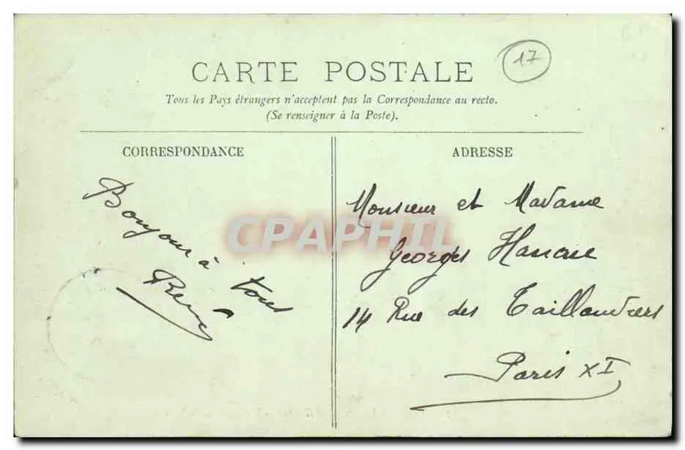 Royan - A Estátua de Eugène Pelletan e a Cidade - LL. - n°77 - Verso