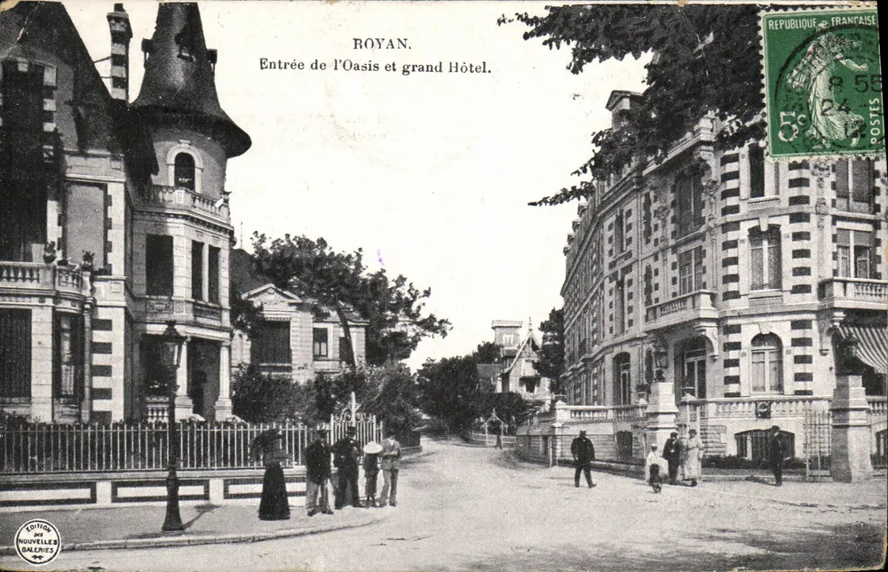 Royan — Eingang zur Oasis und zum Grand Hotel — Ausgabe der Nouvelles Galeries - Vorderseite