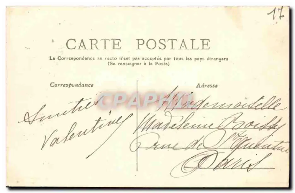 Royan - A Pesca ao Carrelet diante de Foncillon — editor Nouvelles Galeries - Verso